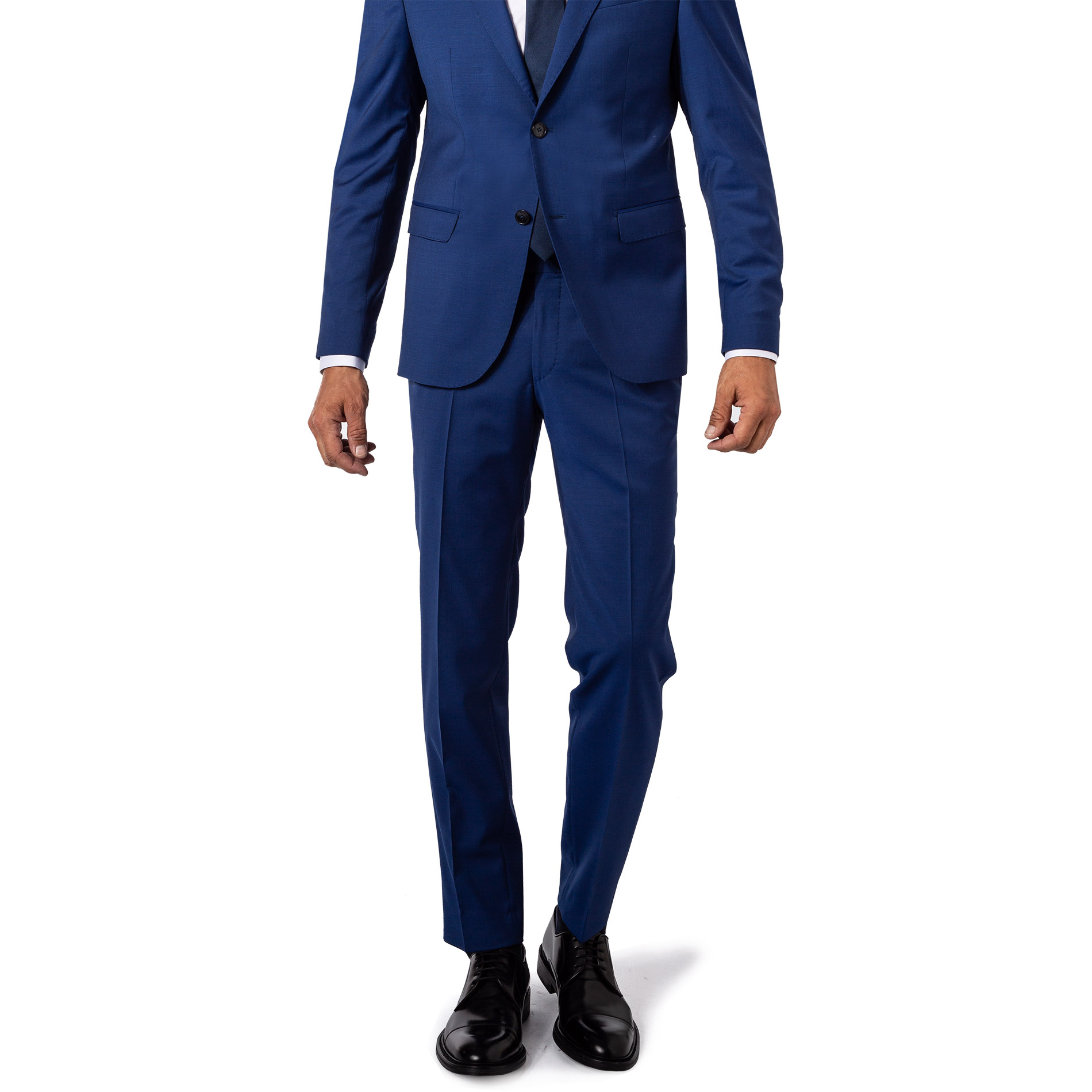 BALDESSARINI Herren Hose blau Slim Fit
