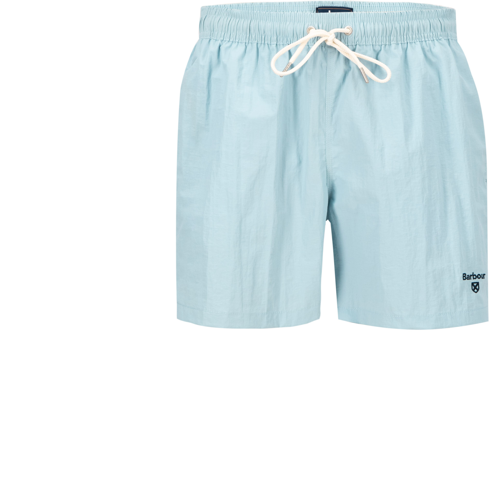 Barbour Herren Badeshorts blau Mikrofaser unifarben