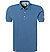 Polo-Shirt, Baumwoll-Piqué, blau - zffiro
