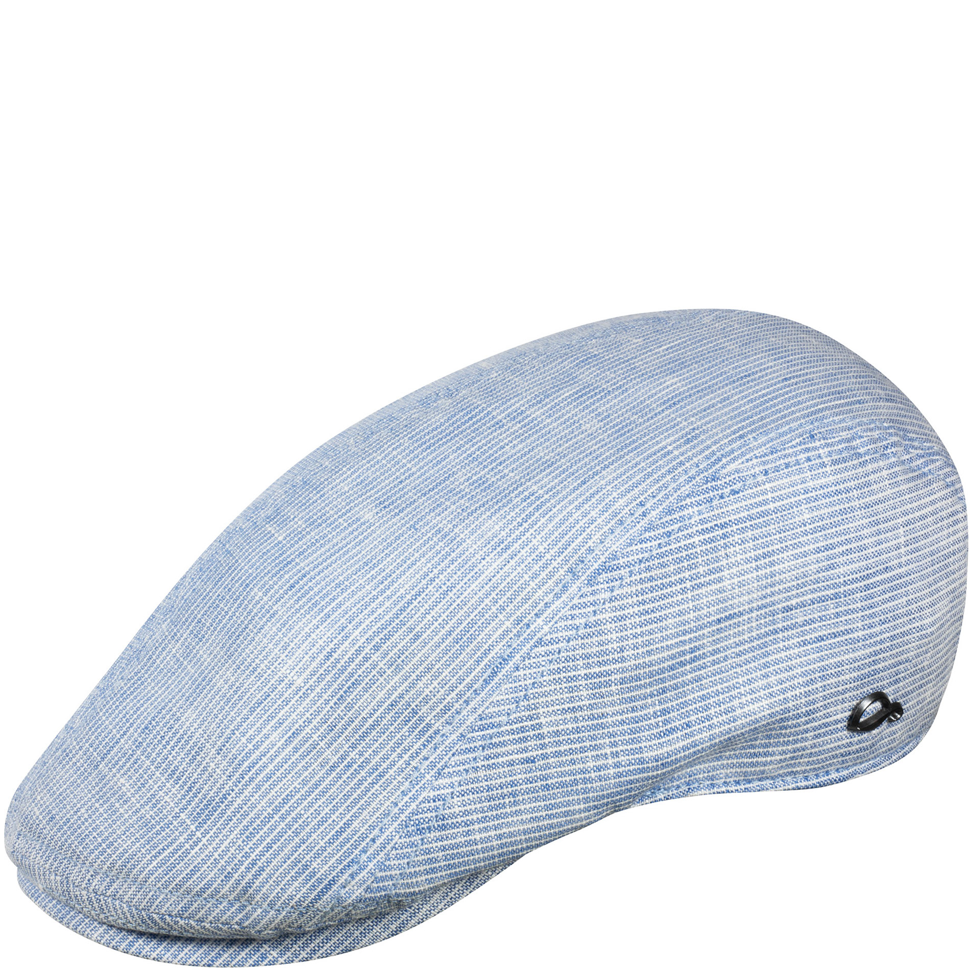 Herrenausstatter Herren Sportmütze blau Linen meliert