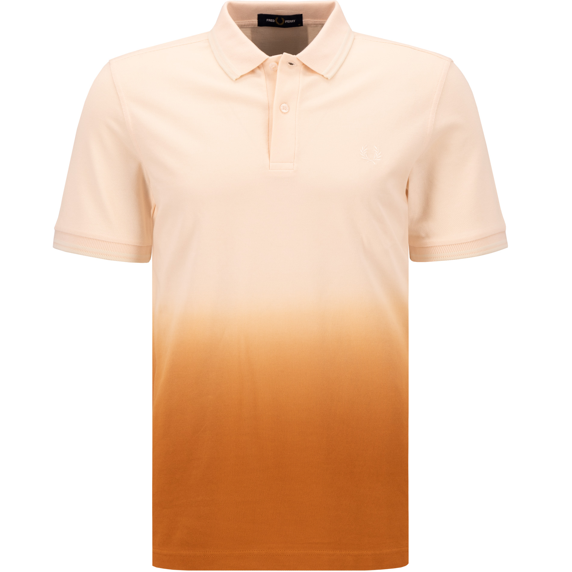 Fred Perry Herren Polo-Shirt orange Baumwoll-Piqué