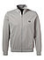 Sweatjacke, Baumwolle, grau - hellgrau