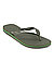 Zehensandalen, Gummi, olivgrün - olivgrün