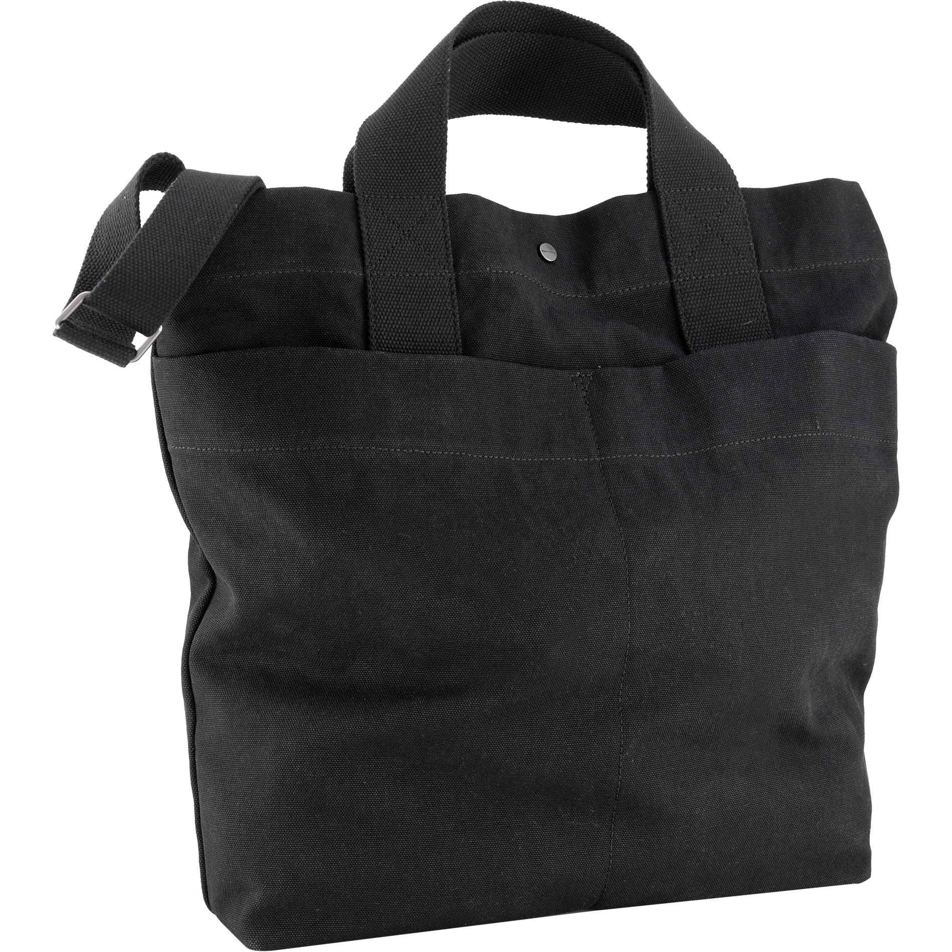 Marc O'Polo Herren Shopper schwarz Baumwolle