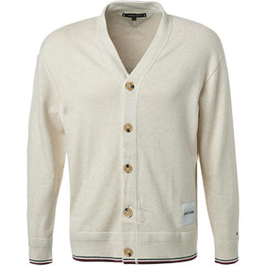 Cardigan, Baumwolle-Seide, hellbeige