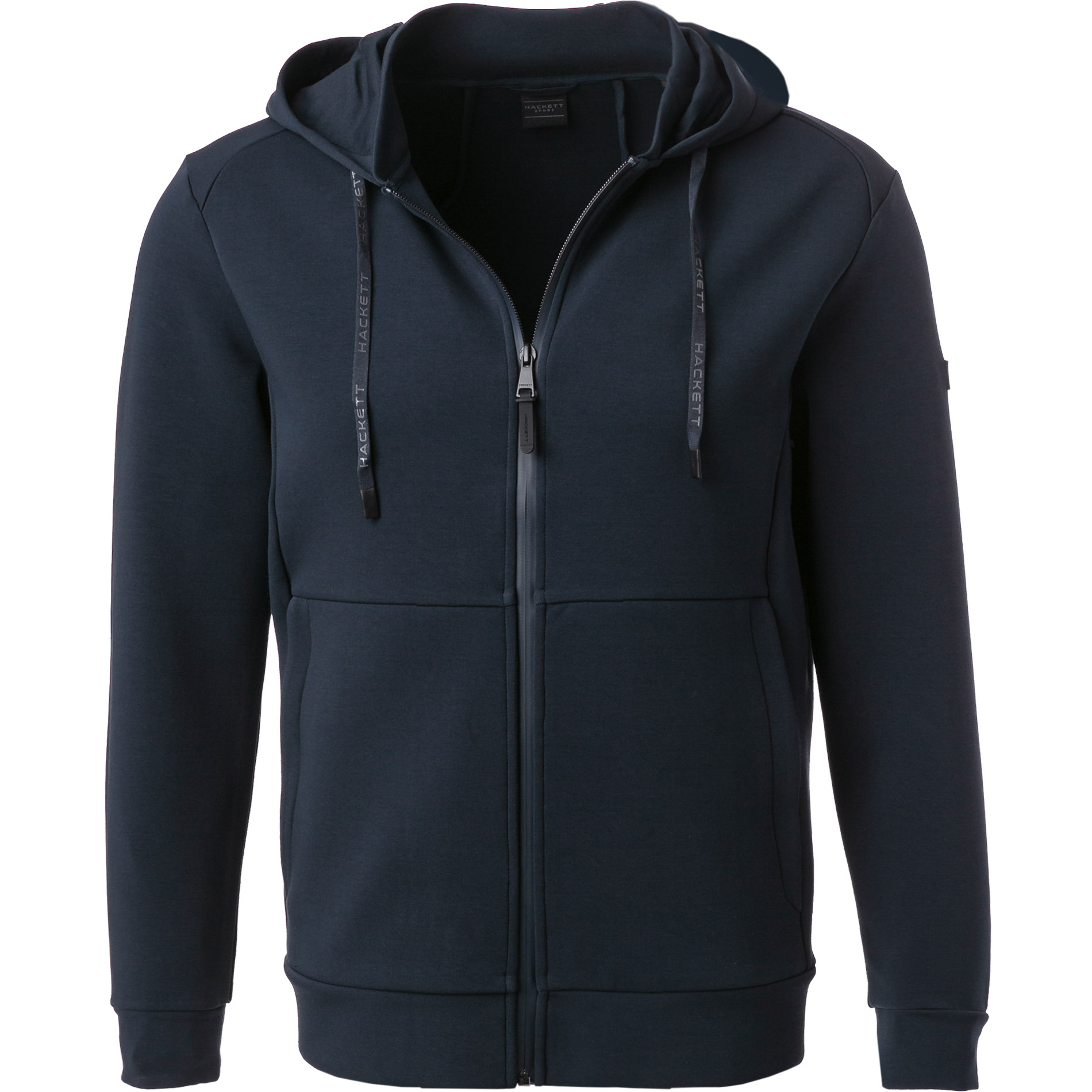 HACKETT Herren Sweatjacke blau unifarben