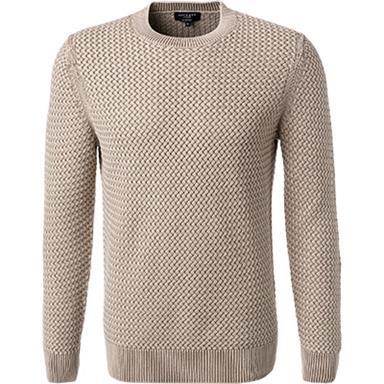 Pullover, Baumwolle, taupe