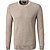 Pullover, Baumwolle, taupe - taupe
