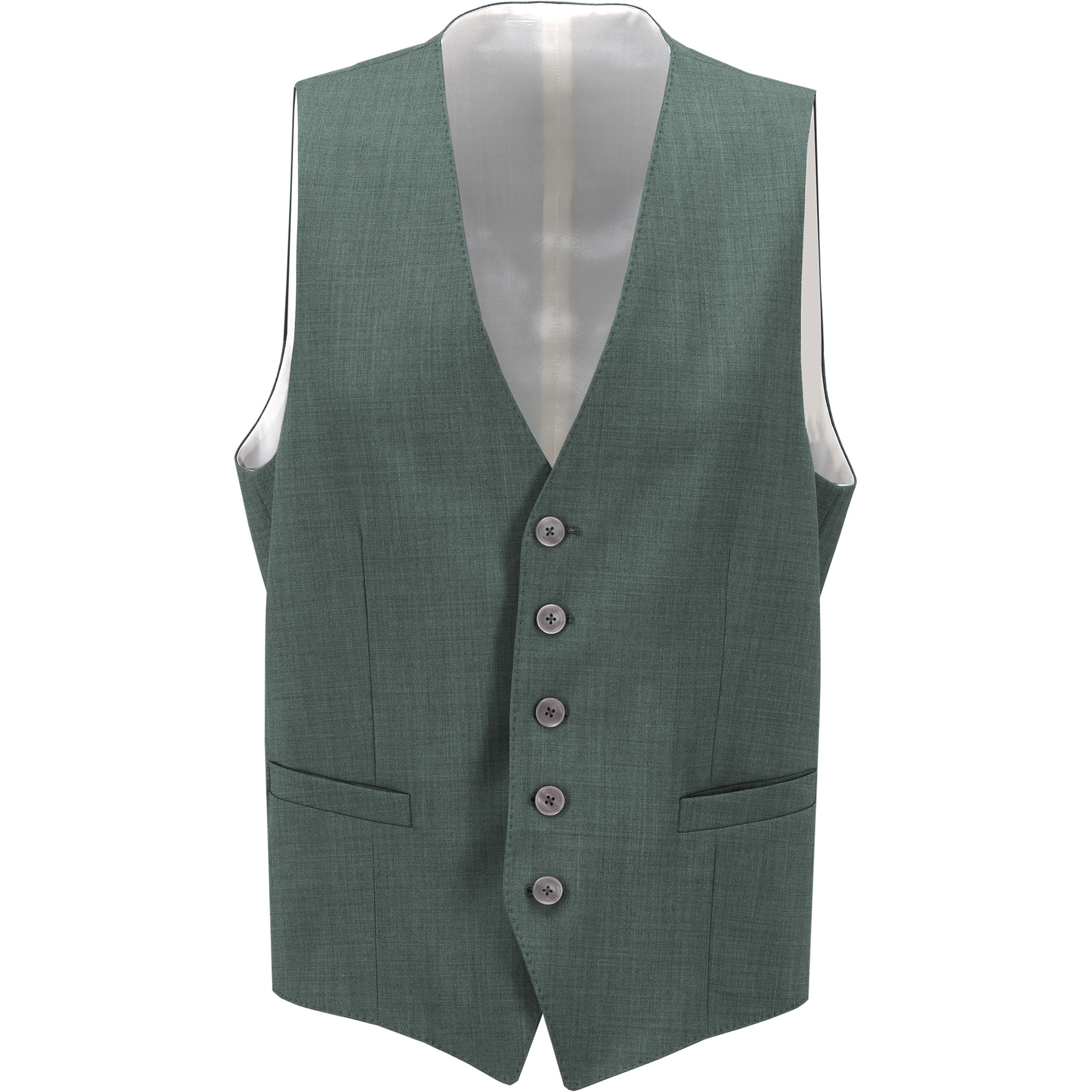 BALDESSARINI Herren Weste grün Slim Fit