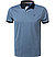 Polo-Shirt, Slim Fit, Baumwoll-Jersey, jeansblau - jeansblau