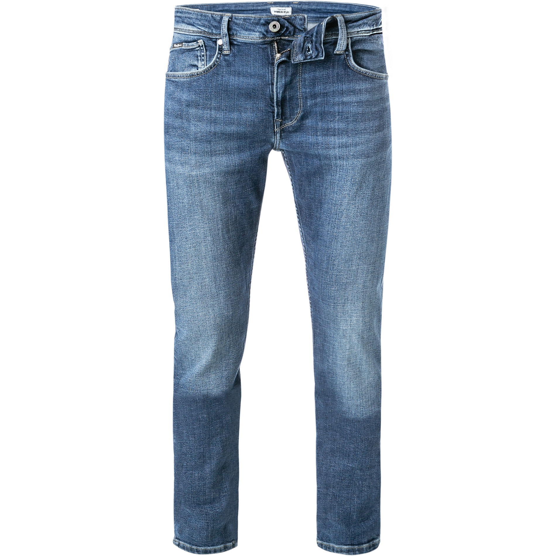 Pepe Jeans Herren Jeans blau Baumwoll-Stretch