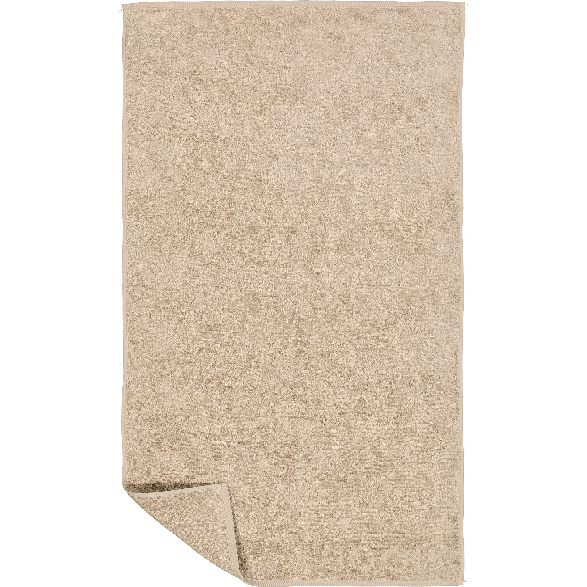 JOOP! Herren Gästetuch beige Baumwolle & Mix unifarben