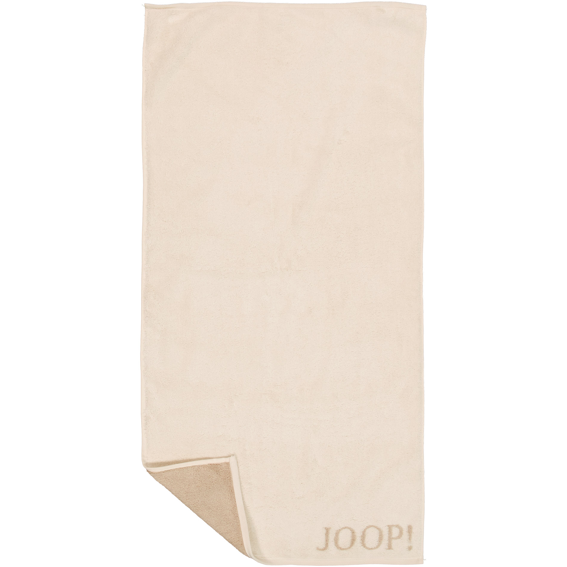 JOOP! Herren Gästetuch beige Baumwolle & Mix unifarben