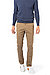 Hose, Slim Fit, Baumwolle, beige gemustert - beige