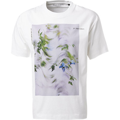 T-Shirt, Relaxed Fit, Bio Baumwolle, weiß