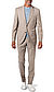 Anzug, Regular Fit, Schurwolle Super110 , beige - beige