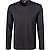 Longsleeve, Baumwolle, schwarz - schwarz