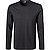 Longsleeve, Baumwolle, schwarz - schwarz