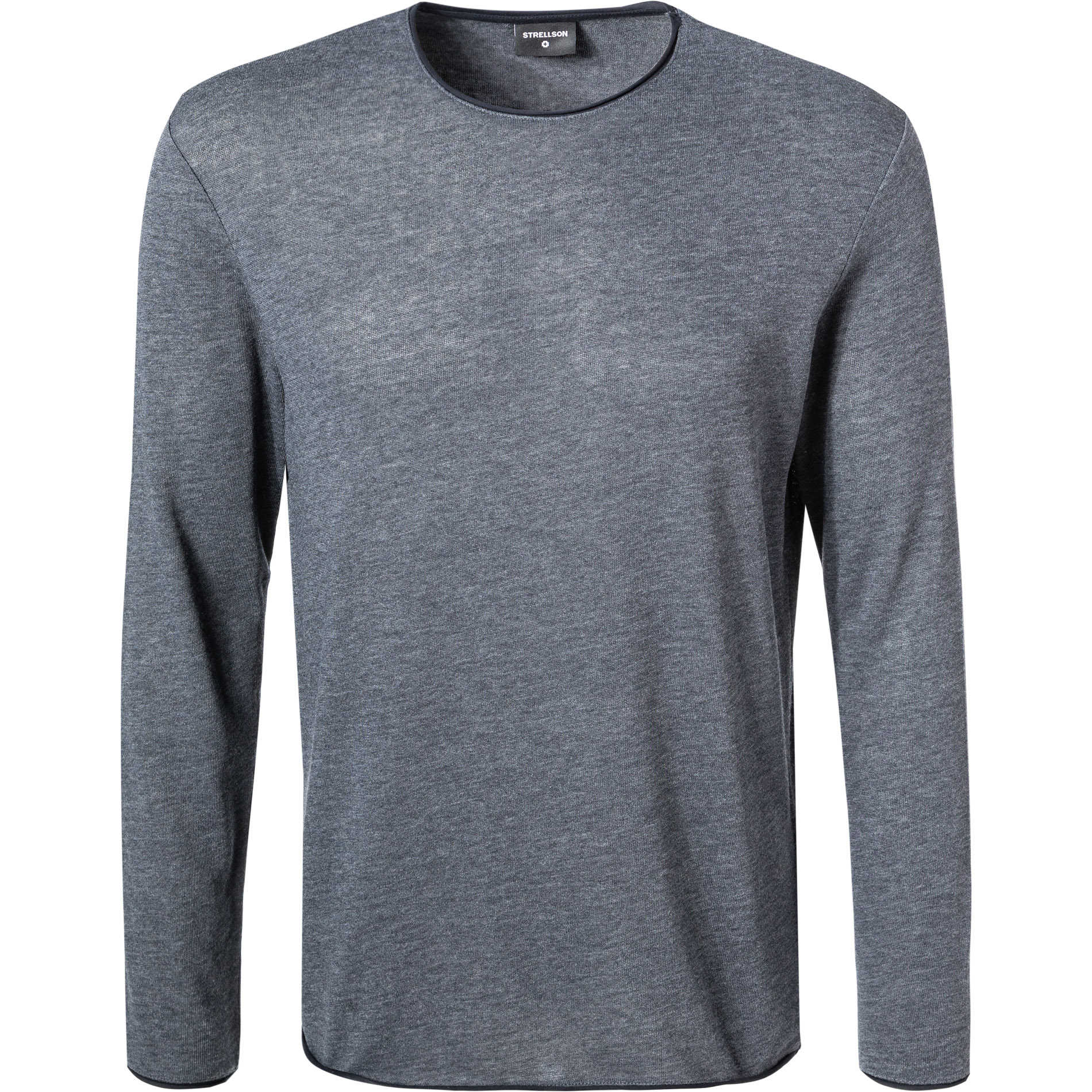 Strellson Herren Longsleeve grau meliert