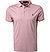 Polo-Shirt, Custom Slim Fit, Baumwoll-Jersey, rosa - pink