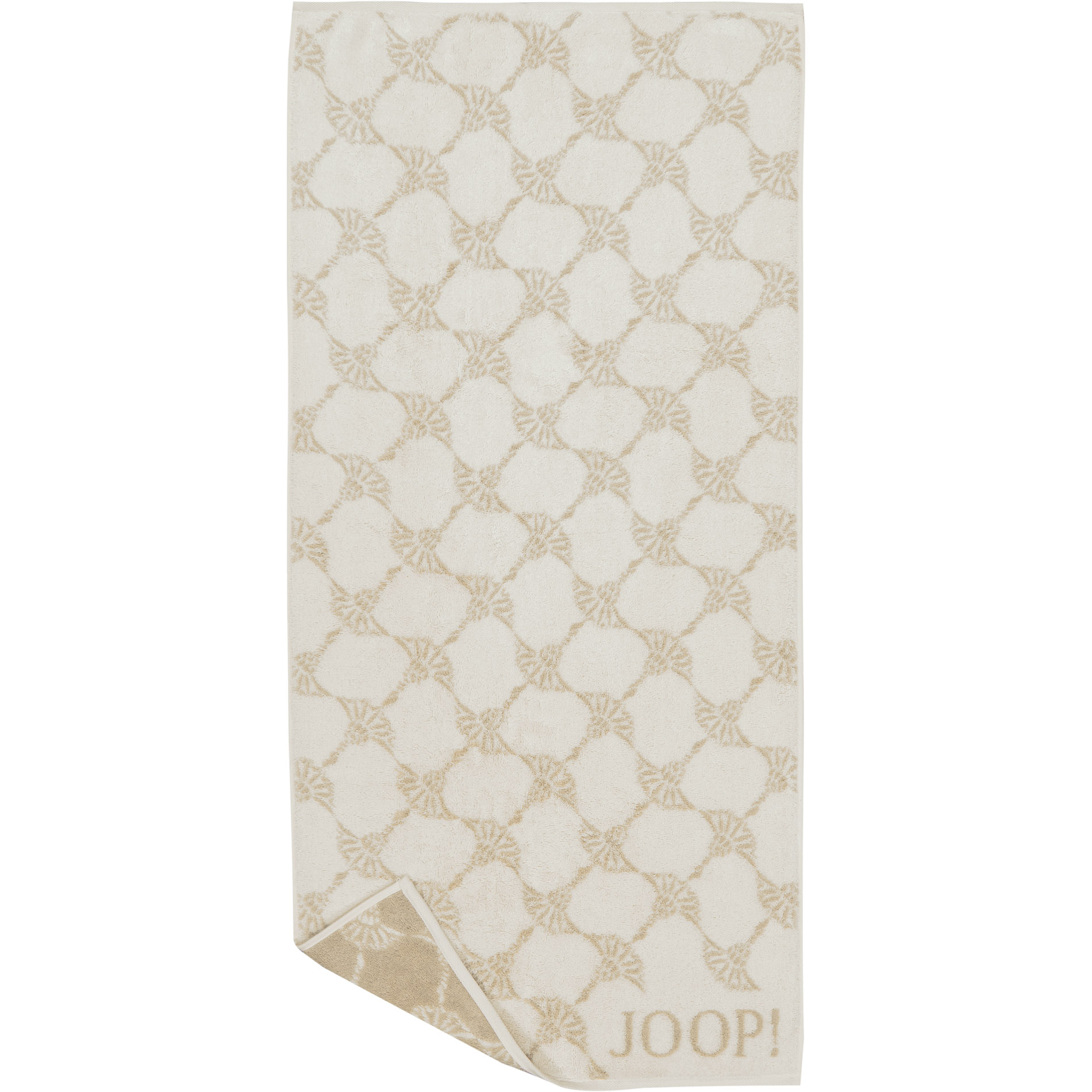 JOOP! Herren Gästetuch beige Gemustert