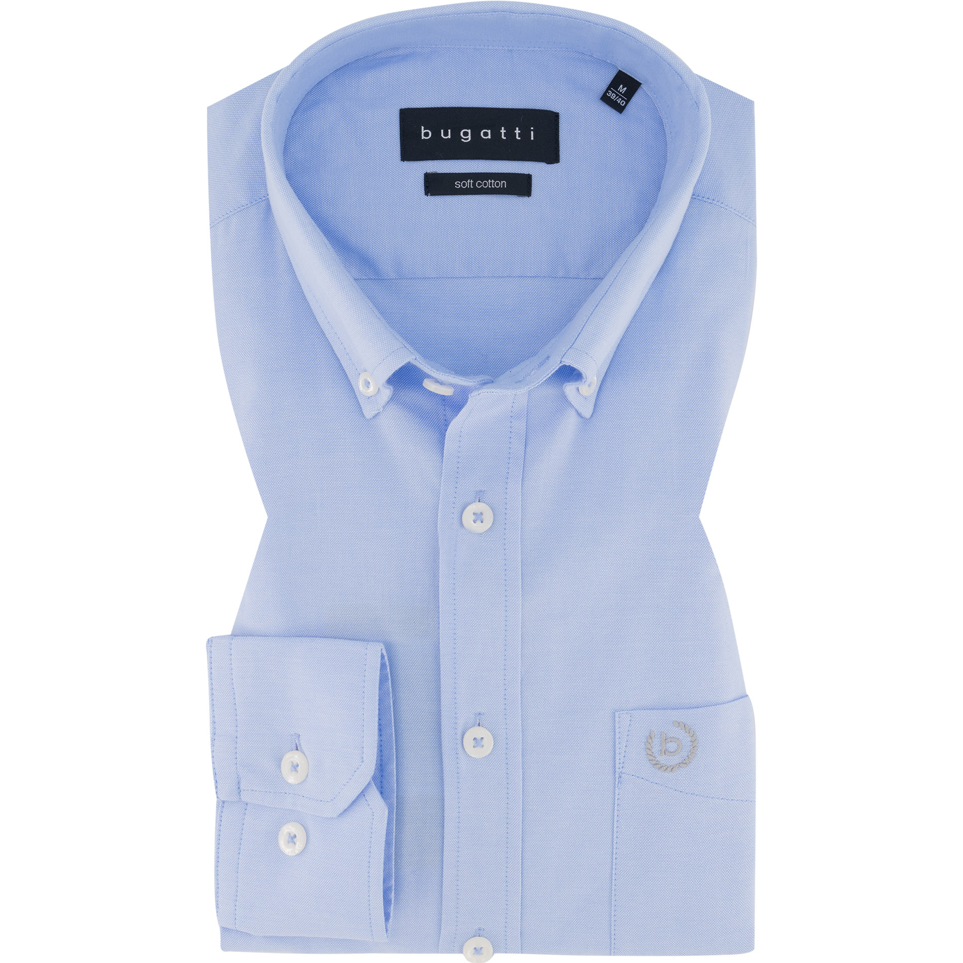 bugatti Herren Hemd blau