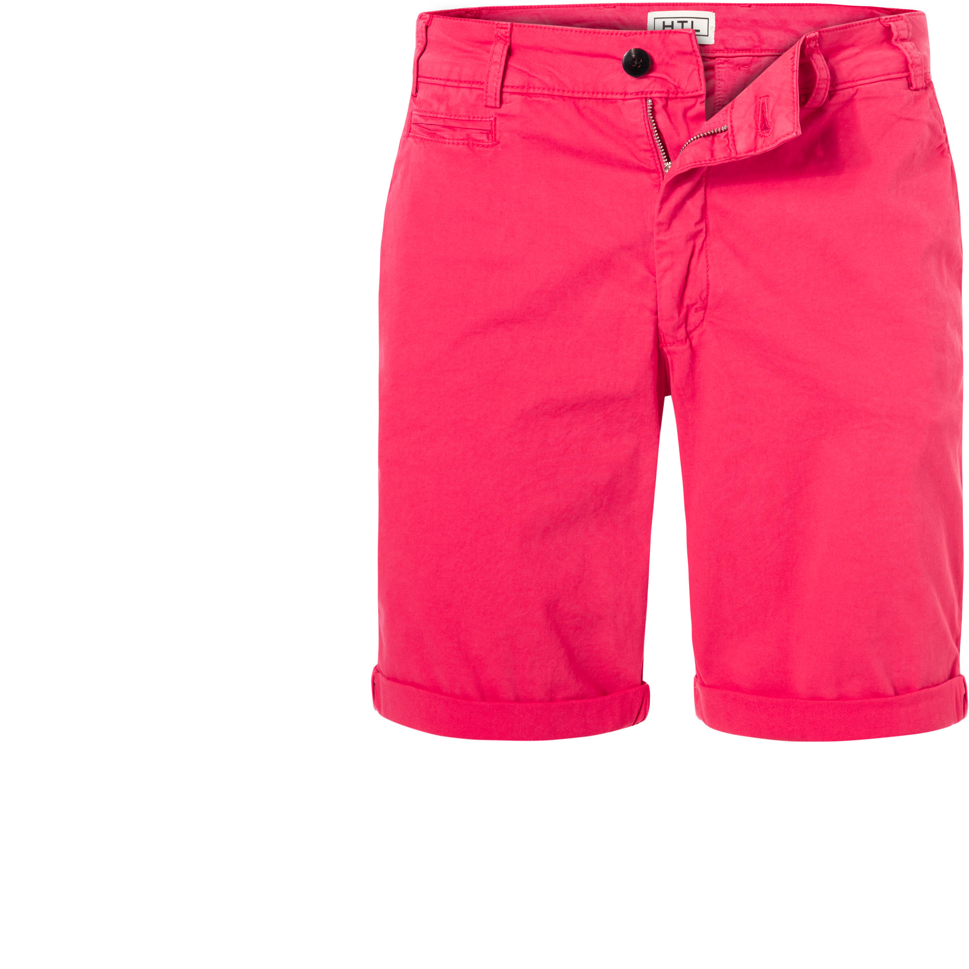 HILTL Herren Bermudashorts rot Baumwolle