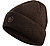 Mütze, Wolle Fleece gefüttert, dunkelbraun - dunkelbraun