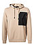 Hoodie, Baumwolle, sand - sand