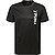 T-Shirt, Mikrofaser, schwarz - schwarz