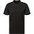T-Shirt, Baumwolle, schwarz - schwarz