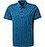Polo-Shirt, Baumwoll-Jersey, blau meliert - blau
