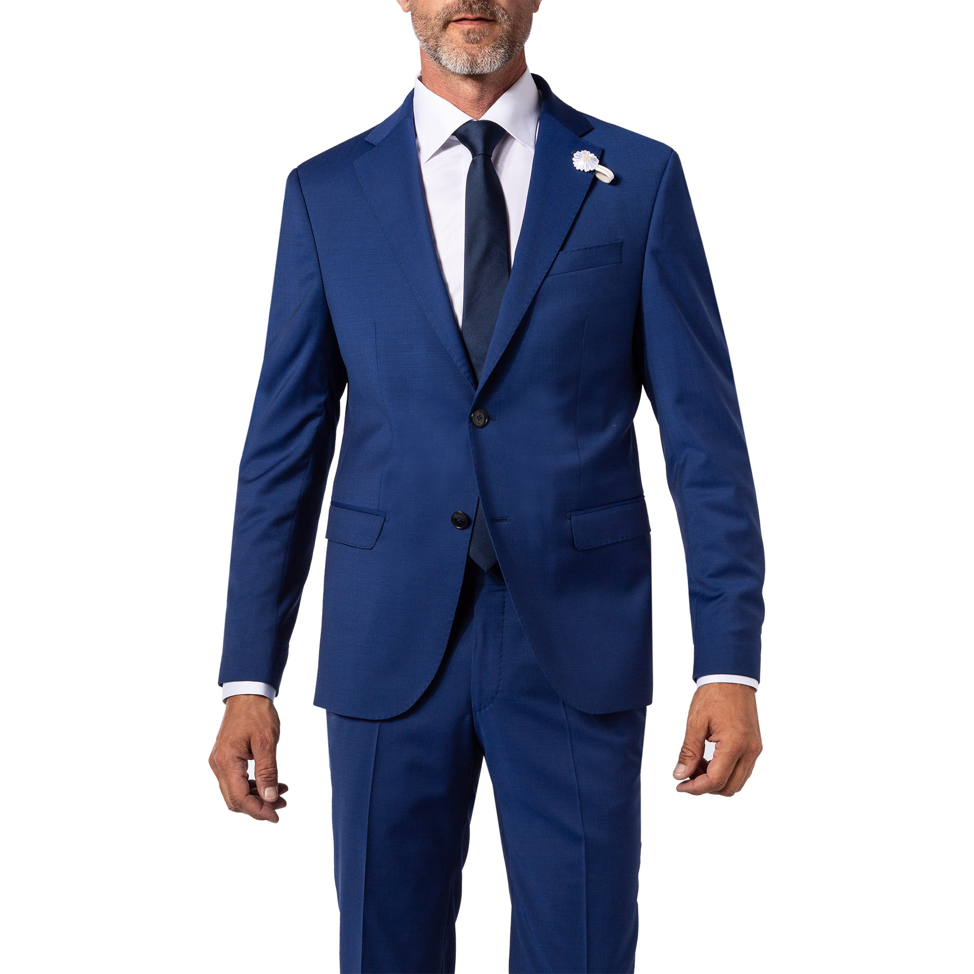 BALDESSARINI Herren Sakko blau Slim Fit