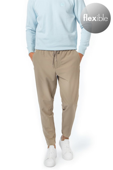 Jogpants, Mikrofaser wasserabweisend, schlamm