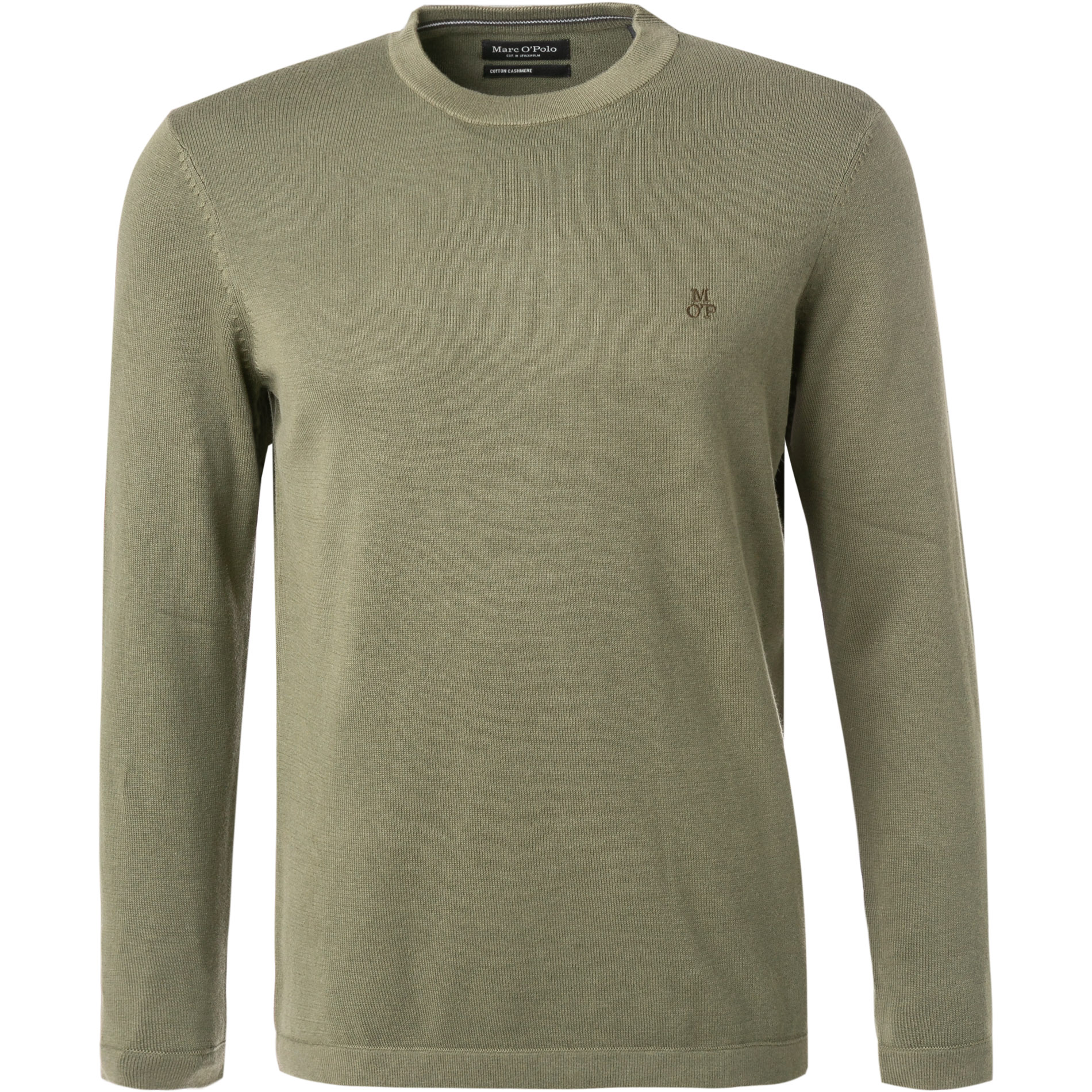 Marc O'Polo Herren Pullover grün unifarben
