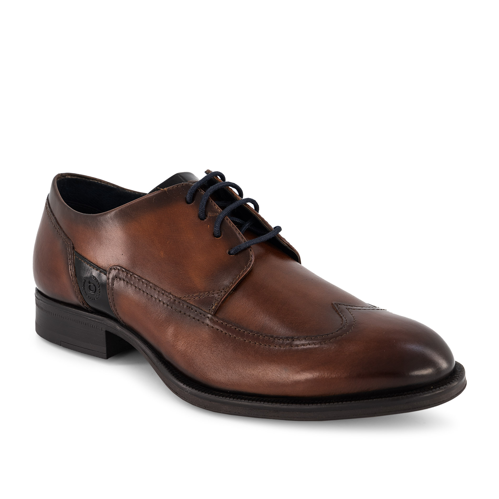 bugatti Herren Derby braun Glattleder