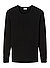 Longsleeve, Baumwolle, schwarz - schwarz