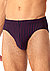 Slip-Baumwoll-Stretch, navy-rot gestreift - navy-rot