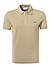 Polo-Shirt, Slim Fit, Baumwoll-Piqué, pastellgrün - pastellbeige