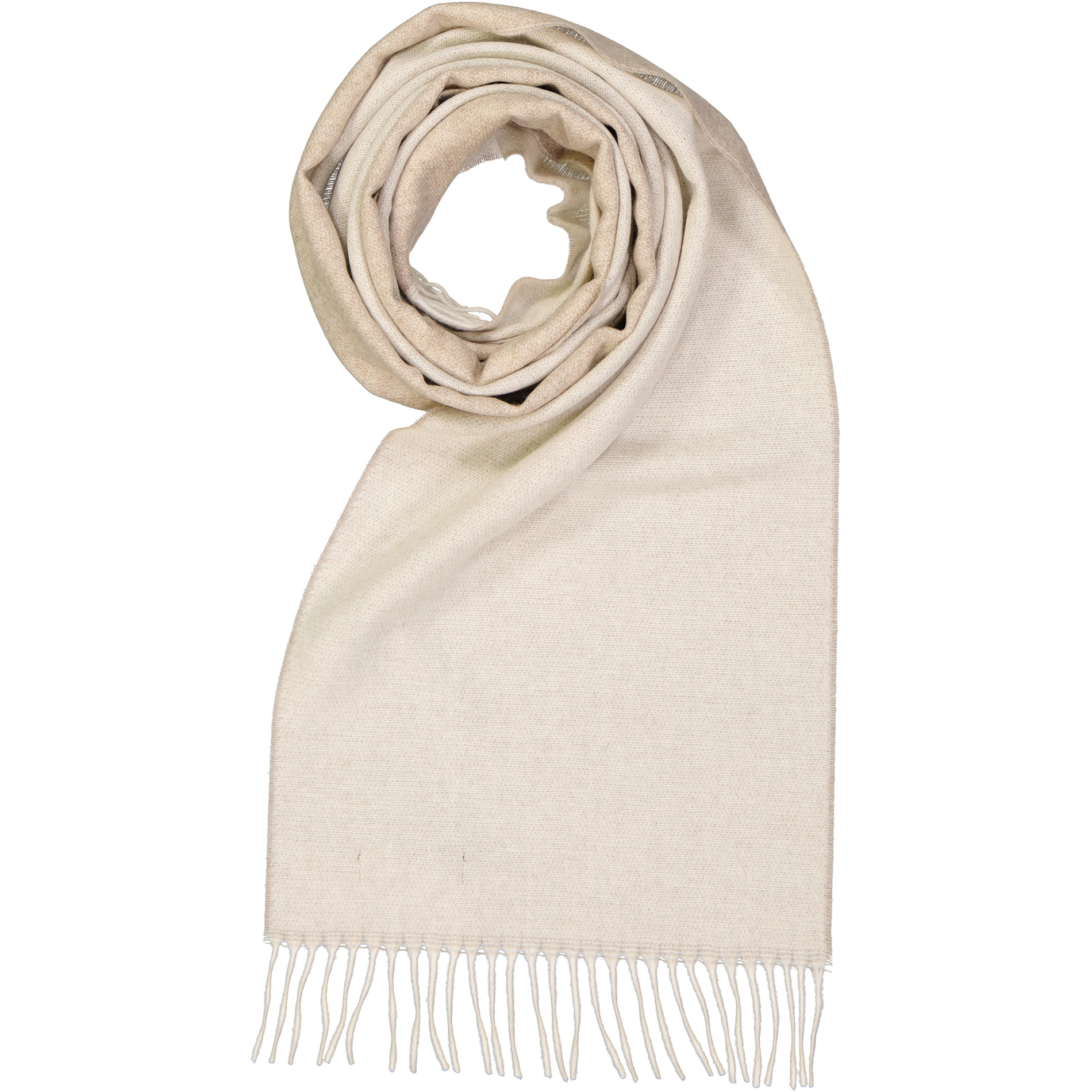 DANTE Herren Schal beige Kashmere-Wolle