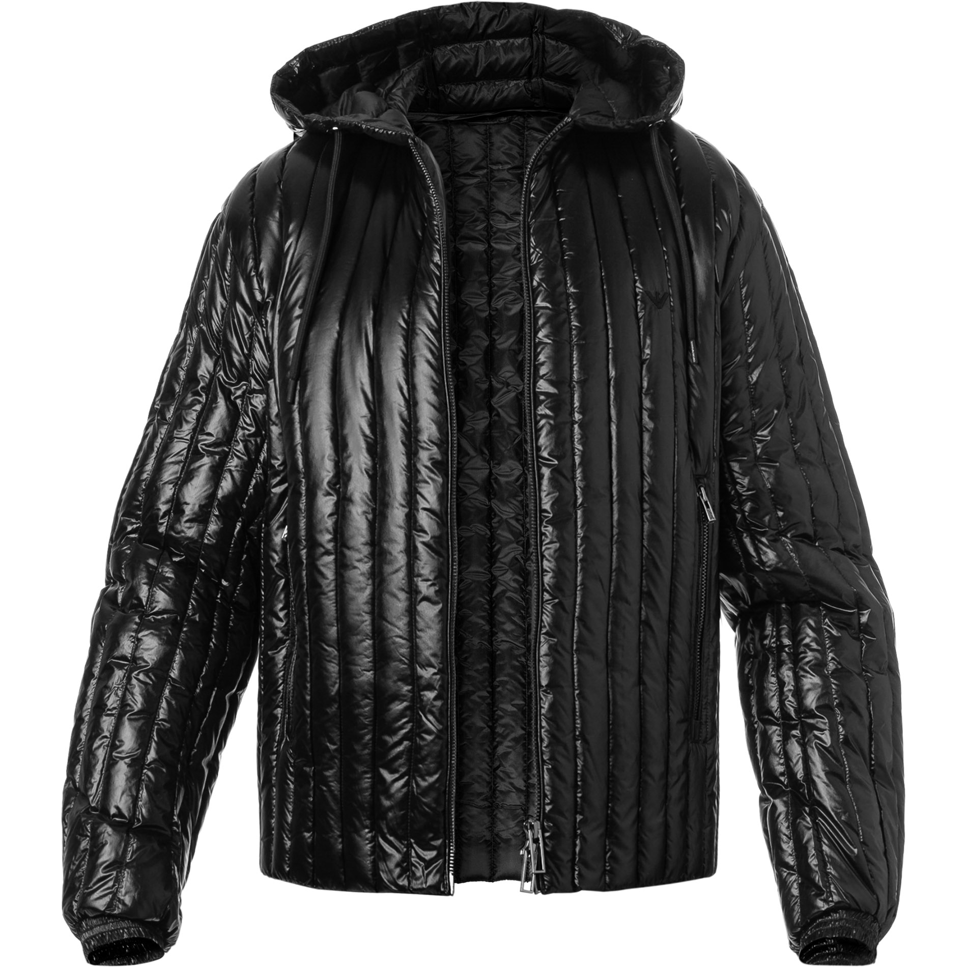 EMPORIO ARMANI Herren Daunenjacke schwarz unifarben