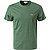 T-Shirt, Regular Fit, Baumwolle, dunkelgrün - dunkelgrün