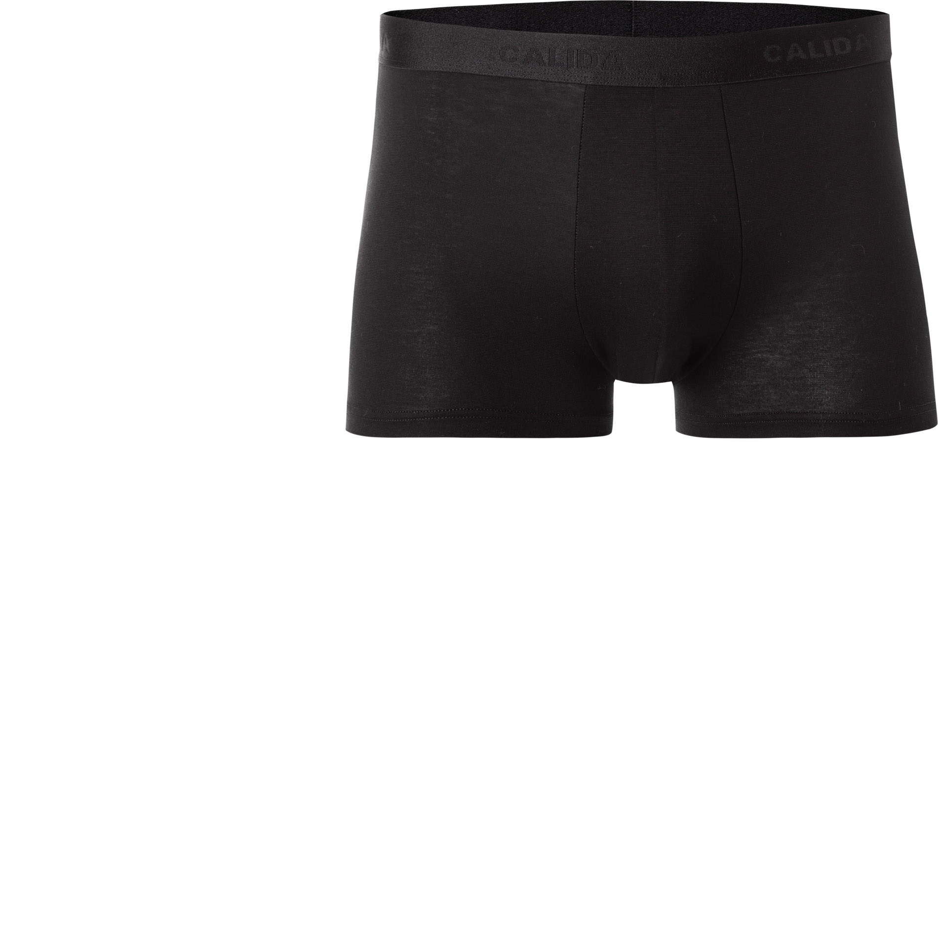 CALIDA Herren Trunk schwarz Baumwolle unifarben