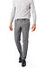 Bundfaltenhose Terzo, Slim Fit, Schurwolle, grau gestreift - grau
