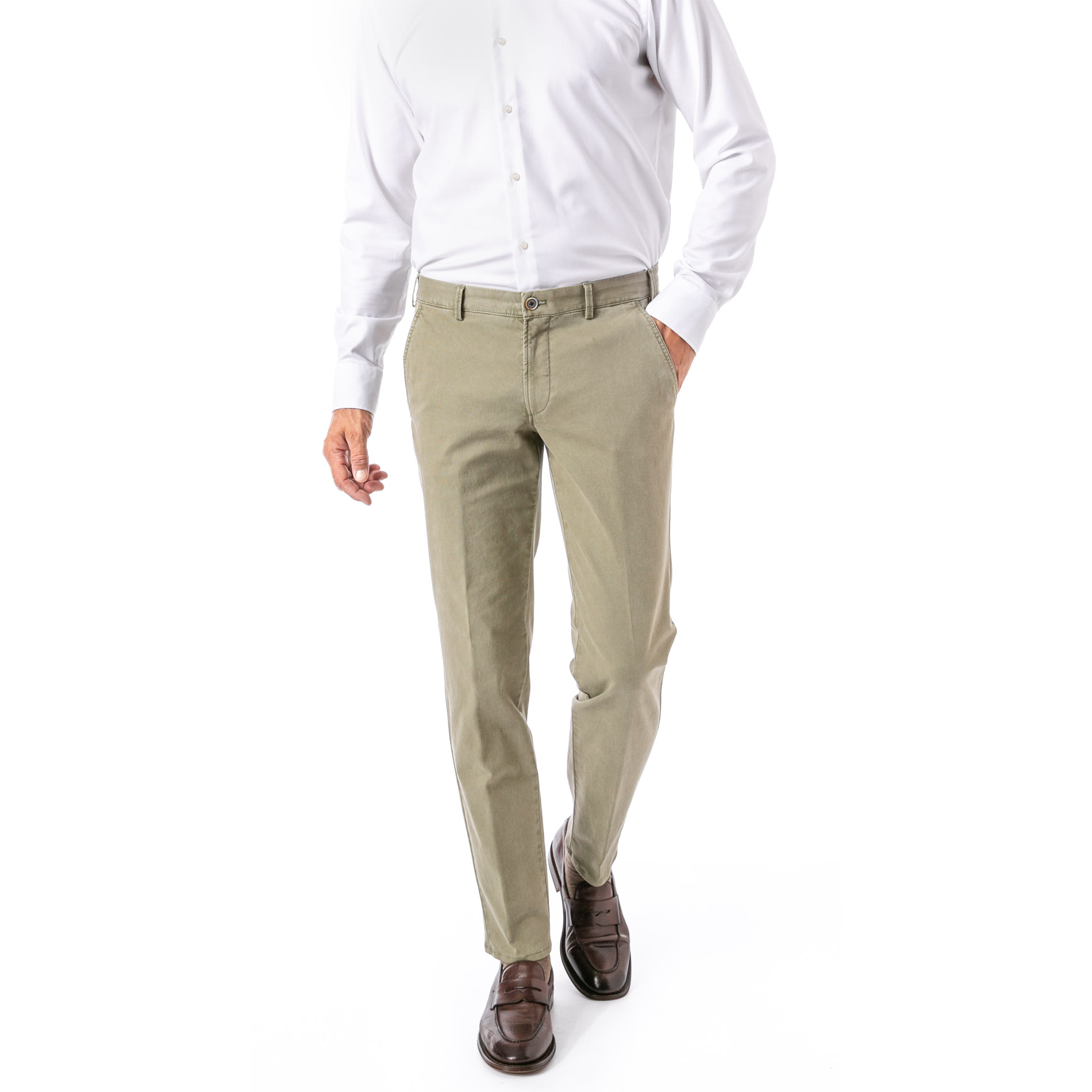 HILTL Herren Hose grün