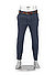 Bundfaltenhose Mike, Pima Baumwolle cropped, navy - navy