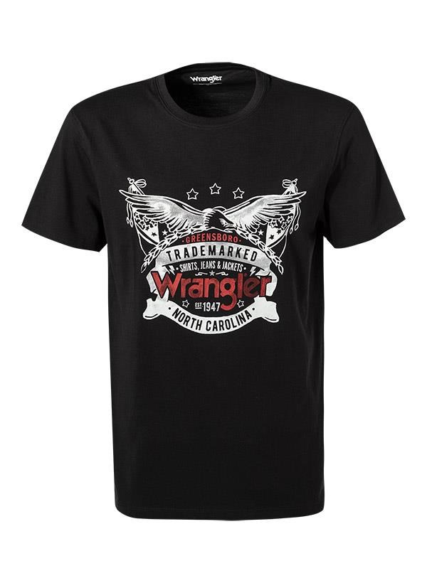 Wrangler T-Shirt Americana faded black 112341191