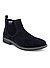 Chelsea Boots, Veloursleder, dunkelblau - dunkelblau