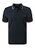 Polo-Shirt, Baumwoll-Piqué, navy - navy-pink