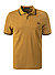 Polo-Shirt, Baumwoll-Piqué, dark caramel - dark caramel-black